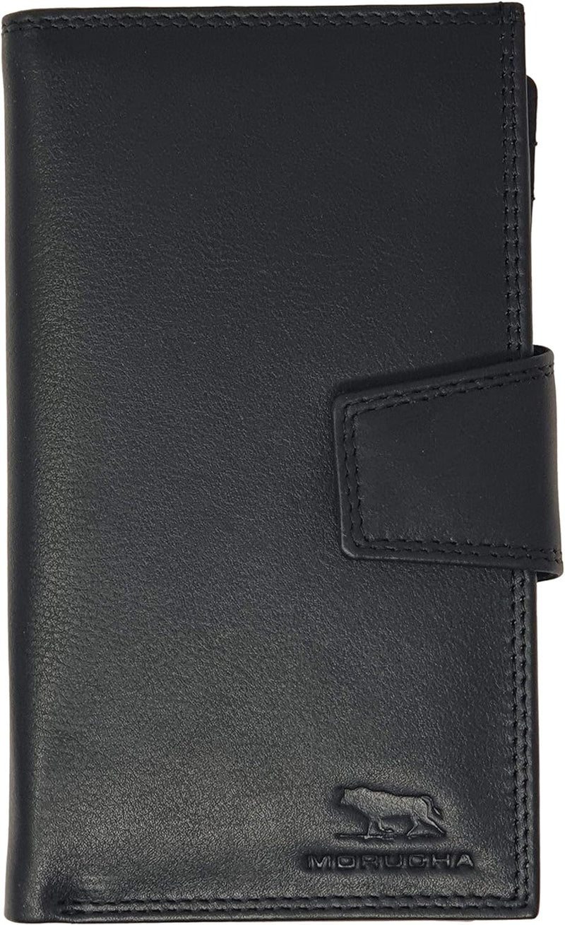 MORUCHA Clutch Wallet for Women Genuine Leather RFID Blocking High Capacity Cardholder M95