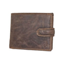 STARHIDE Mens RFID Blocking Genuine Leather Twin ID Card and Coin Pocket Wallet 1213