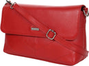 STARHIDE Ladies RFID Blocking Pocket Crossbody Shoulder Bag Handmade Genuine Leather Flapover Tote Bags for Women with Adjustable Strap 5620