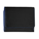 STARHIDE Ladies RFID Blocking Compact Genuine Leather Small Wallet With External Zip Around Coin Pocket 5555