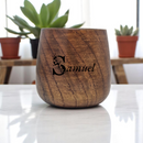 Personalised Wooden Tea Cup Coffee Mug Wood Cup Wooden Water Tea Mug Coffee Cup