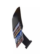 Personalised Mens RFID Leather Minimalist Carholder Strong Magnet Money Clip 725