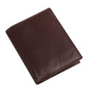 Personalised Brown Leather Wallet RFID Contactless Card Blocking ID Protection