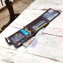 Personalised Wallet Custom Engraved RFID Blocking Mens Soft Nappa leather Purse