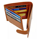 Personalised Man's Wallet Leather RFID Contactless Card Blocking ID Protection