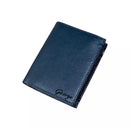 Engraved RFID Blocking Man Wallet Soft Leather ID Window Zip Pocket Coin Purse