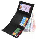 Personalised Engraved Small Real Leather RFID Wallet Best Dad Fathers Day Gift