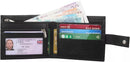 Personalised Rfid Blocking Ultra Slim Leather Credit Card Wallet Zip Coin Pocket