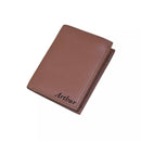 Engraved RFID Blocking Man Wallet Soft Leather ID Window Zip Pocket Coin Purse