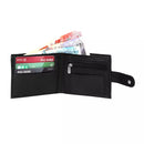 Personalised Men's Slim Leather Wallet RFID SAFE Contactless Card Blocking ID Protection 345
