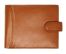 RAS WALLETS Men's RFID Passcase Trifold Rela Leather Wallet Multi Card Slots with Zip Coin Pocket Pouch 304