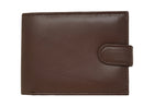RAS Mans Wallet RFID Blocking Soft Genuine Leather Bifold Wallet with A Full Zipped Arround Coin Pouch Pocket 42