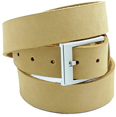 STARHIDE 1.5" Mens Genuine Full Grain Distressed Hunter Leather Pin Buckle Casual Belts SB06
