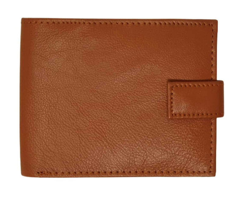 RAS Mens Genuine Leather RFID Blocking Wallet With Zipper Coin Pouch 44