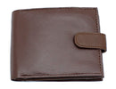 RAS Mans Wallet RFID Blocking Soft Genuine Leather Bifold Wallet with A Full Zipped Arround Coin Pouch Pocket 42