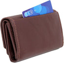 STARHIDE Ladies Compact Lightweight Soft Genuine Nappa Leather Purse 5545