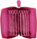 STARHIDE Womens Small Leather Fan Concertina Palm Credit Card Holder 1234