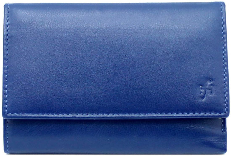 STARHIDE Women Purse Genuine Leather Trifold Multi Credit Card Clutch Wallet with Zip Pocket Gift Boxed 5515
