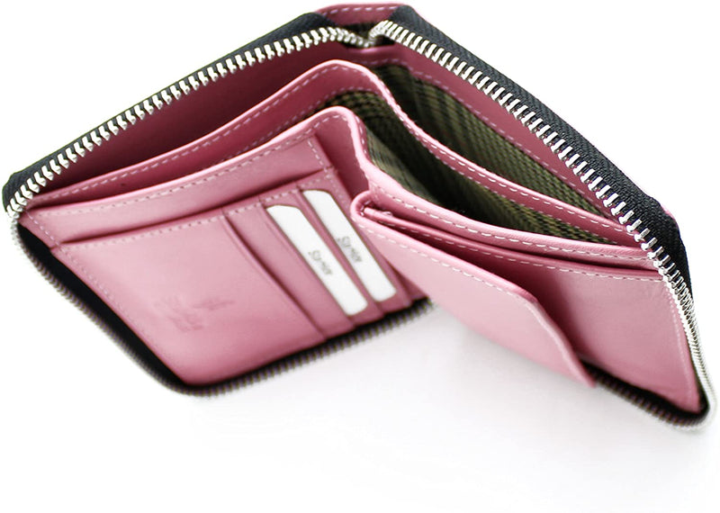 Starhide Women RFID Safe Protector Zip Around Genuine Leather Wallet with Coin Pocket Gift Box 5550