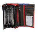 Morucha Women RFID Blocking Colorful Genuine Leather Long Clutch Wallet M05