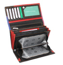 Morucha Women RFID Blocking Colorful Genuine Leather Long Clutch Wallet M05