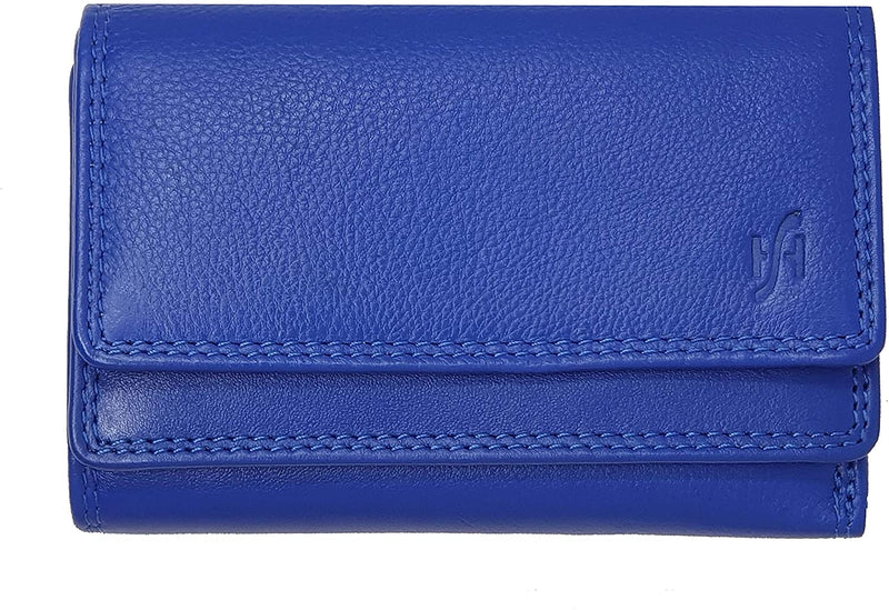 STARHIDE Ladies Compact Lightweight Soft Genuine Nappa Leather Purse 5545