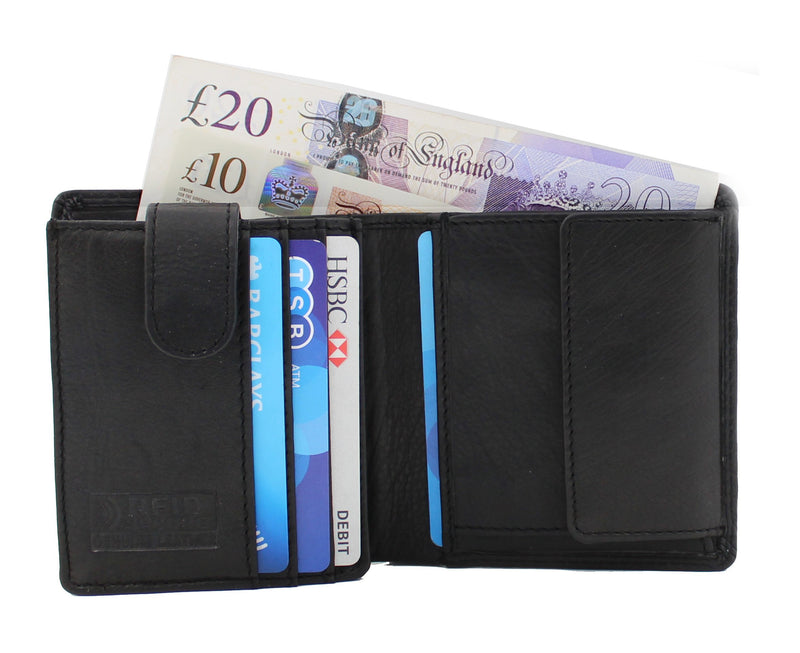 MORUCHA Business Man Card Wallet with RFID Blocking Credit Card Holder Note Pocket Wallet Gift Box M40