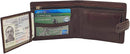 STARHIDE Mens RFID Blocking VT Leather Wallet Credit Card and Coin Holder 825