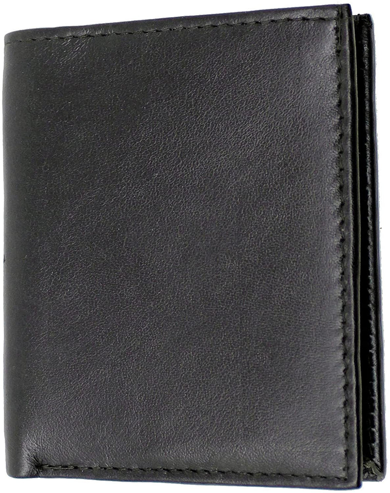 Men's Soft Smooth Genuine Leather RFID Blocking Wallet Credit Card Holder Purse UK 87