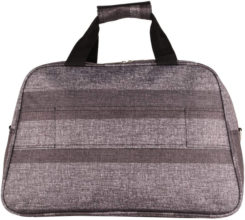 Highbury Ladies Flight Bag, Carry On Cabin Bag (Grey Stripe)