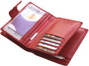 Morucha Clutch Wallet for Women Genuine Leather RFID Blocking High Capacity Cardholder Purse M85
