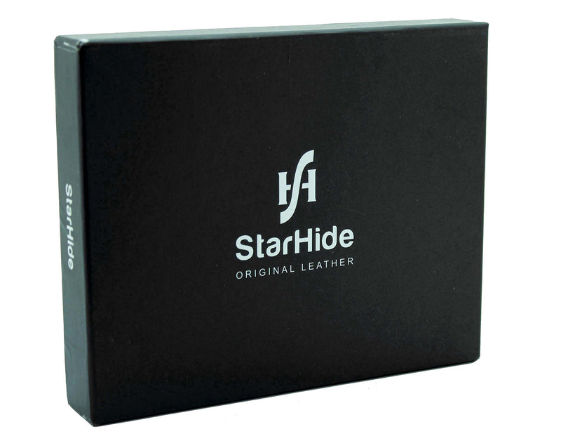 STARHIDE Ladies RFID Blocking Compact Multi Colour Soft Real Leather Wallet 5540