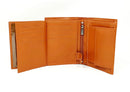 RAS WALLETS Mens RFID Blocking Soft Leather Trifold Purse Credit Card Holder Id Window and Coin Pouch 503