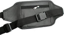 STARHIDE Large Genuine Leather Travel Money Belt Bum Bag Adjustable Waist Strap 510 Black