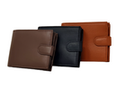 RAS Mans Wallet RFID Blocking Soft Genuine Leather Bifold Wallet with A Full Zipped Arround Coin Pouch Pocket 42