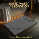 Ezano Quick Dry Stone Bath Mat | Super Absorbent Diatomite Non Slip Bathroom Floor Mat