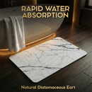 Ezano Quick Dry Stone Bath Mat | Super Absorbent Diatomite Non Slip Bathroom Floor Mat