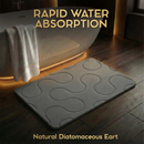 Ezano Quick Dry Stone Bath Mat | Super Absorbent Diatomite Non Slip Bathroom Floor Mat