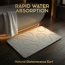 Ezano Quick Dry Stone Bath Mat | Super Absorbent Diatomite Non Slip Bathroom Floor Mat