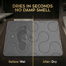 Ezano Quick Dry Stone Bath Mat | Super Absorbent Diatomite Non Slip Bathroom Floor Mat