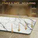 Ezano Quick Dry Stone Bath Mat | Super Absorbent Diatomite Non Slip Bathroom Floor Mat