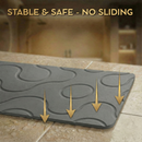 Ezano Quick Dry Stone Bath Mat | Super Absorbent Diatomite Non Slip Bathroom Floor Mat