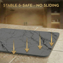 Ezano Quick Dry Stone Bath Mat | Super Absorbent Diatomite Non Slip Bathroom Floor Mat