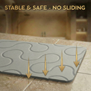 Ezano Quick Dry Stone Bath Mat | Super Absorbent Diatomite Non Slip Bathroom Floor Mat