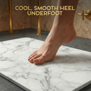 Ezano Quick Dry Stone Bath Mat | Super Absorbent Diatomite Non Slip Bathroom Floor Mat