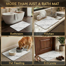 Ezano Quick Dry Stone Bath Mat | Super Absorbent Diatomite Non Slip Bathroom Floor Mat