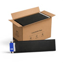 100pcs Strong Waterproof Car Number Plates Envelopes, 18x55cm Jiffy Bubble Padded Black Mailing Bags