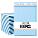 100pcs Waterproof Strong Bubble Padded Mailing Bag Postal Self Seal Shipping Jiffy Bags