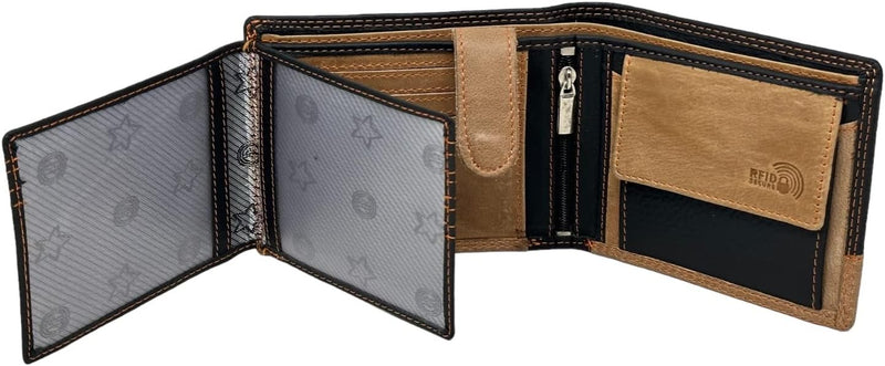 Custom Engraved Wallets for Men UK | Genuine Soft Leather Wallet | Built in RFID Blocking | Engraved Gift for Him 2028