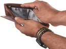 Morucha Unisex Distressed Leather RFID Wallet - Refined Style with Enhanced Security Features  - M105-Dark Brown Hunter